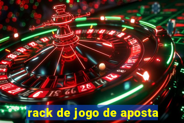 rack de jogo de aposta